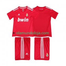 Camisola Real Madrid 2012 Retro Criança Equipamento Terceiro 2011 Manga Curta